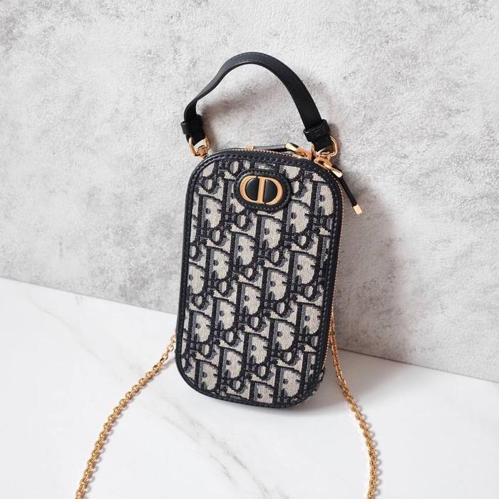 DIOR PHONE BAG CROSSBODY WITH 2 STRAP
