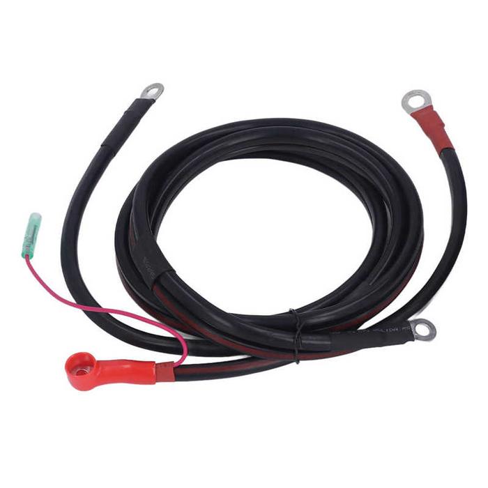 Kabel Fleksibel Tembaga Murni Kabel Baterai Tahan Debu Hitam Praktis