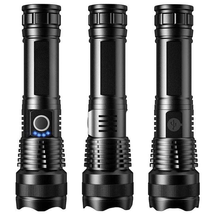 SENTER LED X71 - ZOOM JARAK JAUH - BATERAI 26650 -- RECHRAGEABLE