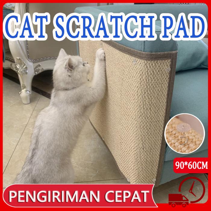 【spot】KARPET GARUKAN KUCING Cat Scratcher Sisal Garukan Kucing Bahan Sisal Cat Scratching Mat Natura