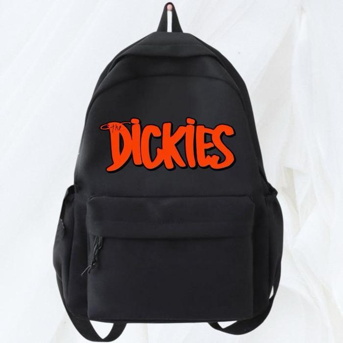 Tas Ransel Backpack Hitam Dickies Distro Kanvas Cordura D300 100% Premium / Tas Punggung Sekolah Ker
