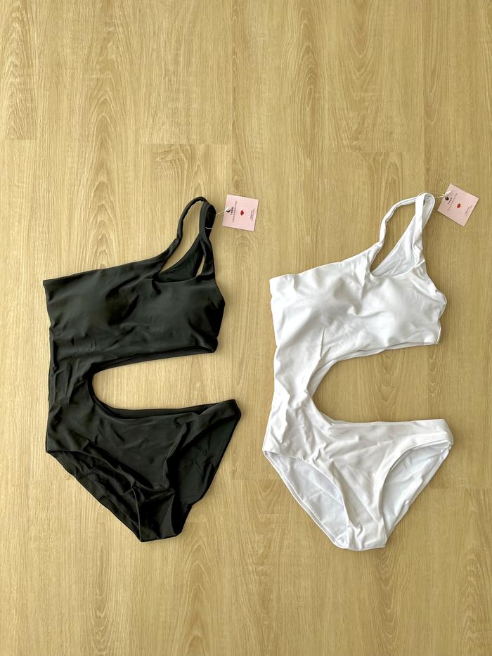 TMBM - Debora Swimsuit Swimwear bodysuit pink neon merah muda tank top Bikini Baju Renang Wanita pin