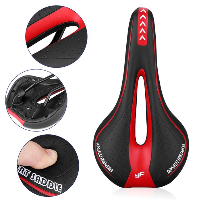 Gel Ekstra Lembut Bantal Sadel MTB Sepeda Berongga Sadel Bersepeda
