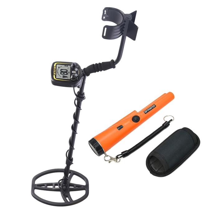 TX-850 Metal Detector With Positioning Rod Waterproof Coil LCD