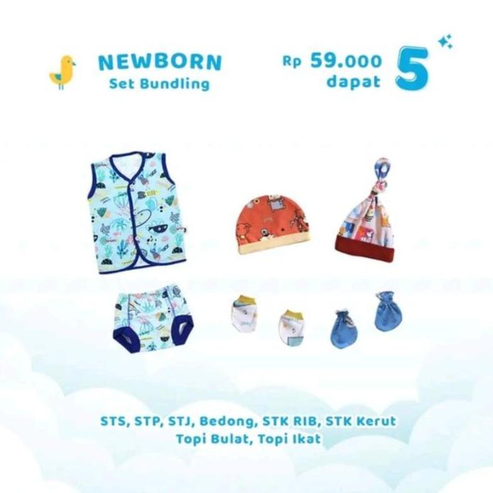 Joel Paket Hemat Baju Baby Newborn || 0 -3 Bln - Joel Supersoft