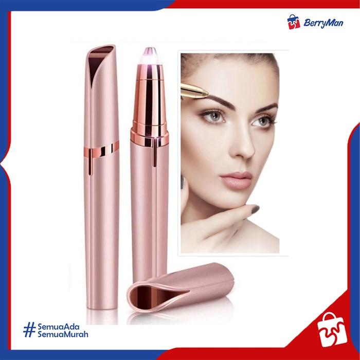 Alat Cukur Alis Elektrik Mini Portable Pencukur Penghilang Bulu Eyebrow Trimmer Rechargeable