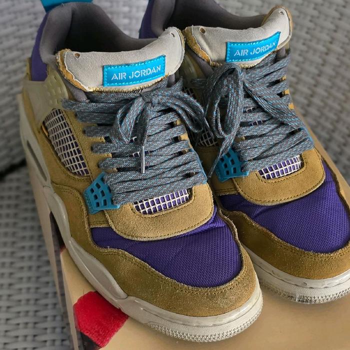 Jordan 4 Union Desert Moss. Sneakers