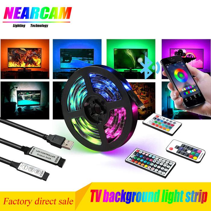 NEARCAMLED TV background light with 5050 RGB mobile phone APP