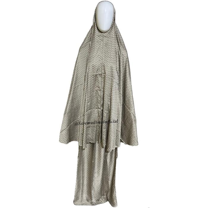 Prayer Robe Tapis buttonscarves LOOKLIKE ORI mukena monogram B