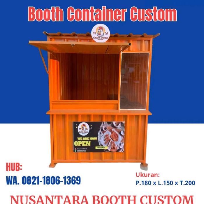 booth container jualan Booth Container Custom UMKM Murah Booth Container Cafe Mini Siap Pakai Booth