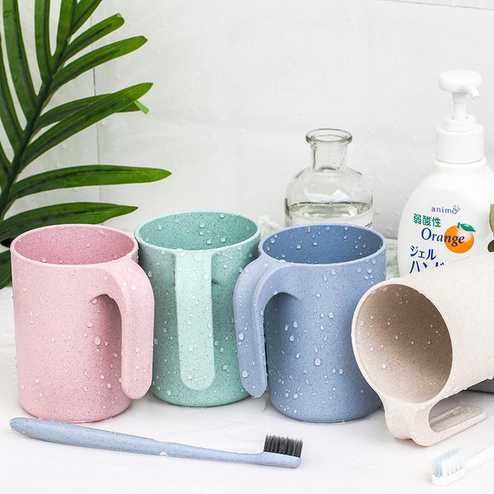 Wheat Straw Mouthwash Cup Household Nordic Toothbrush Rinse Cup