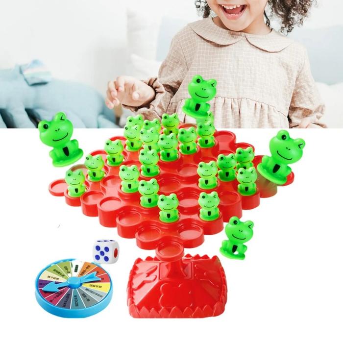 { OMG } MAINAN ANAK MATEMATIKA MENYEIMBANGKAN POHON KODOK FAMILY GAME TREE FROG BALANCE / MAINAN POH
