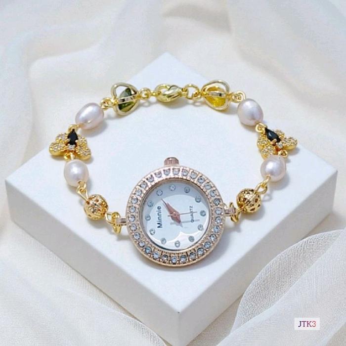 Jam tangan mutiara asli lombok bersertifikat lombok