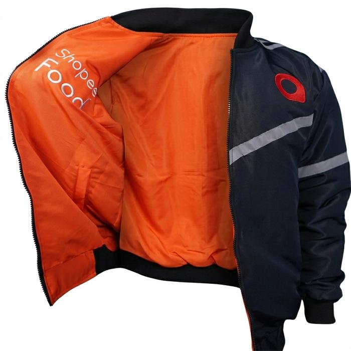 Jaket Bomber bb Maxim Hitam - Jaket Driver Maxim - Jaket bolak balik maxim - Jaket Motor Pria Hitam 