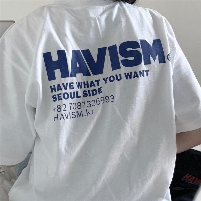 Kaos Bigsize (Size S - 5Xl) Japan Korean Style Harajuku Havism Jepang Oversize Korean T Shirt Jumbo 