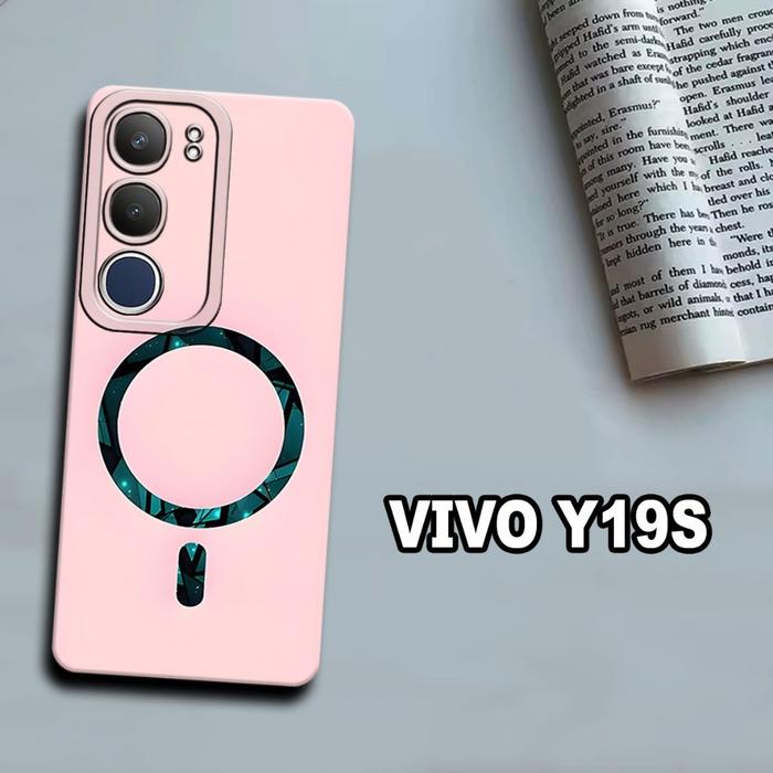 S21-Softcase procamera untuk VIVO Y19S 2024 Terbaru - VIVO Y19S - bahan karet lentur-motif logo all