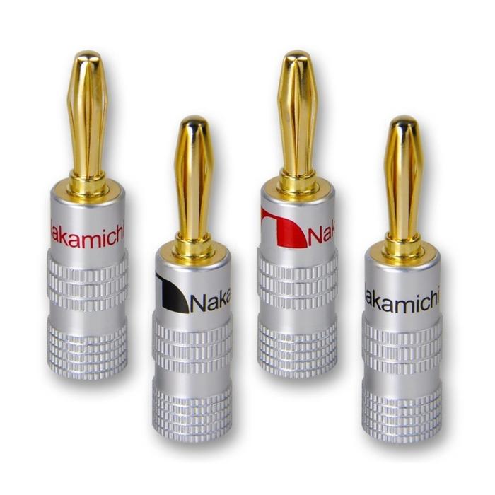 Nakamichi 24k Gold Plated GD Amp Banana Plug gold Plated Copper OFC