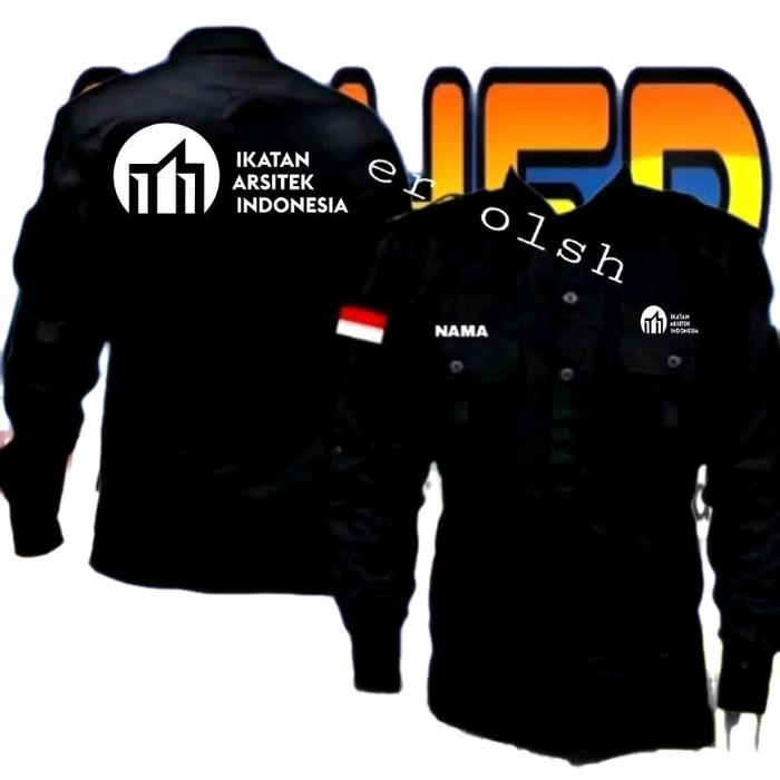 kemeja ikatan arsitek Indonesia baju ikatan arsitek Indonesia seragam ikatan arsitek Indonesia Pdh i
