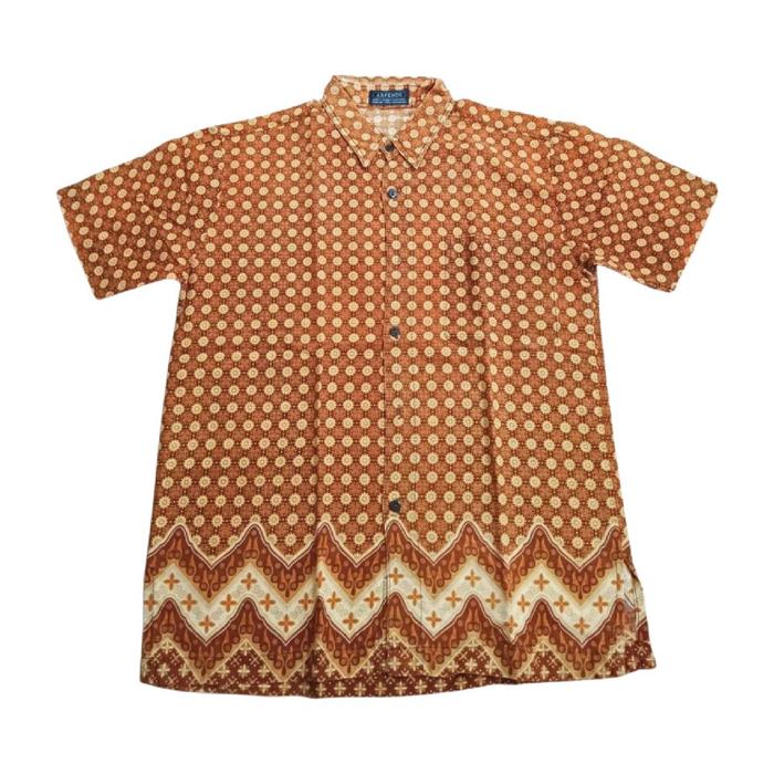 Preloved/thrift/second brand lokal baju/hem/kemeja batik laki-laki lengan pendek kualitas bagus harg