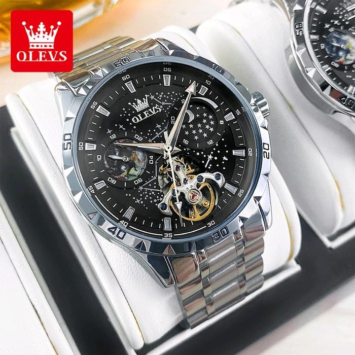 OLEVS jam tangan pria automatic