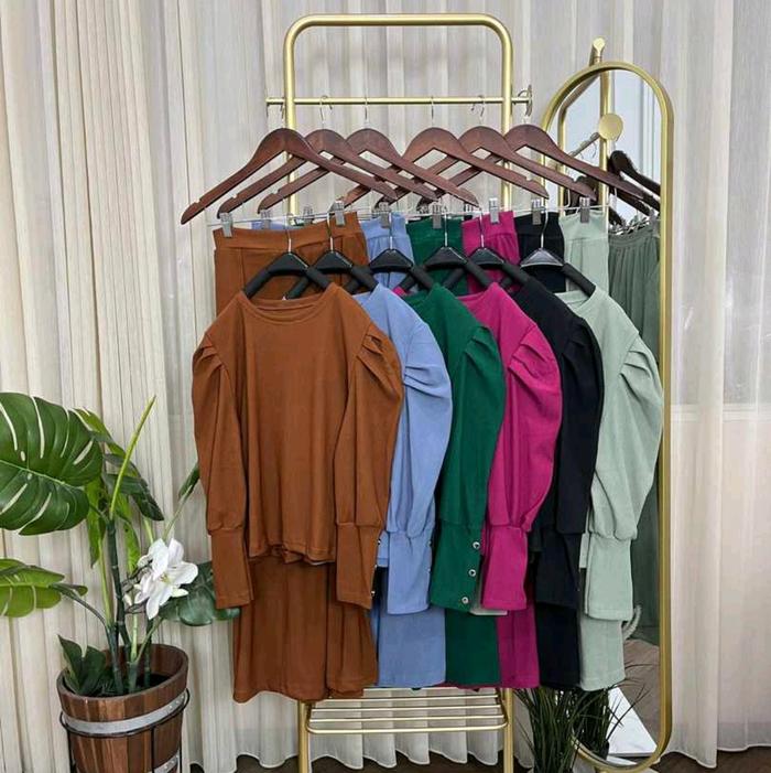 Set inara knit premium by bettina Setelan Kulot