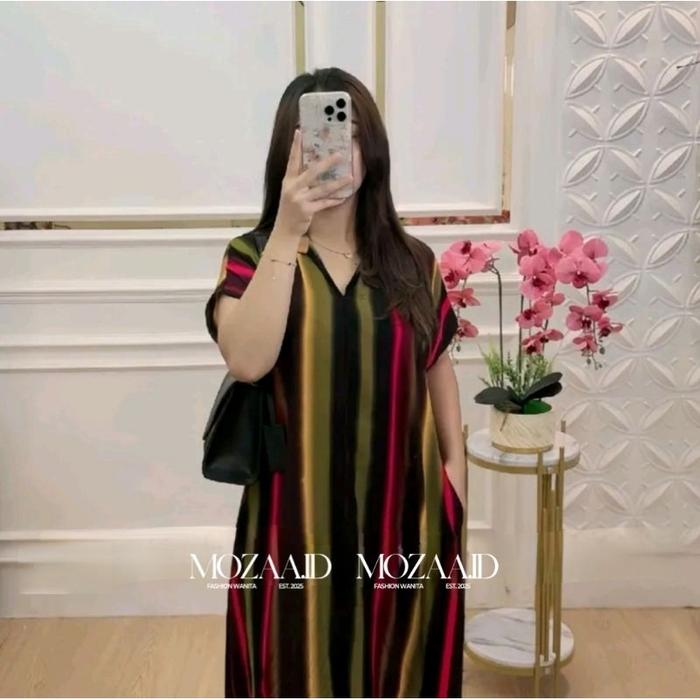 TERBARU DASTER KERAH V-NECK/ DASTER KERAH JUMBO/ DASTER RAYON MOTIF