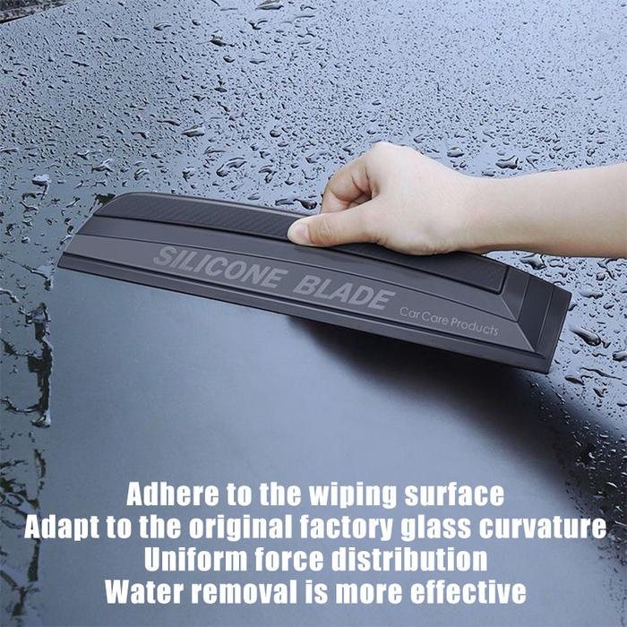 Silicone Blade Wiper Alat Pembersih Kaca Mobil Jendela Body Lap Pengering Scraper Mobil