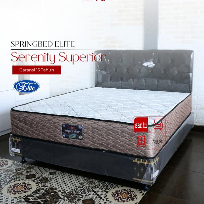 Kasur Springbed elite serenity superior 180 x 200 Full Set