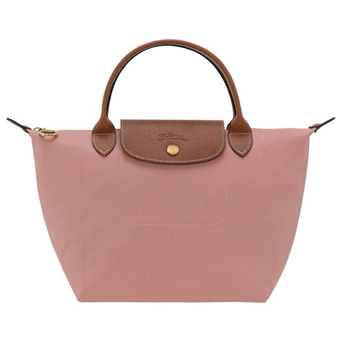 Longchamp lepliage original handbag s pink tea