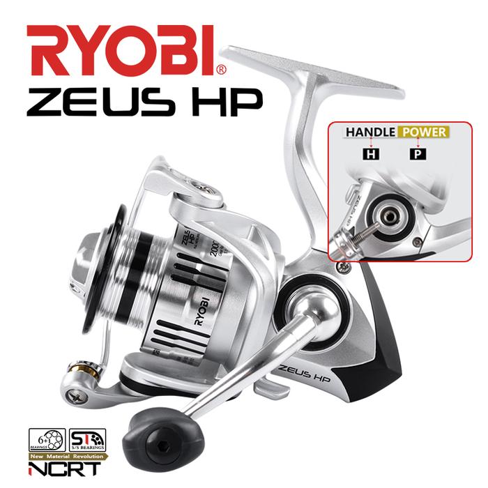 RYOBI ZEUS HP fishing reels spinning 6+1BB 1000 2000 3000 4000 5000