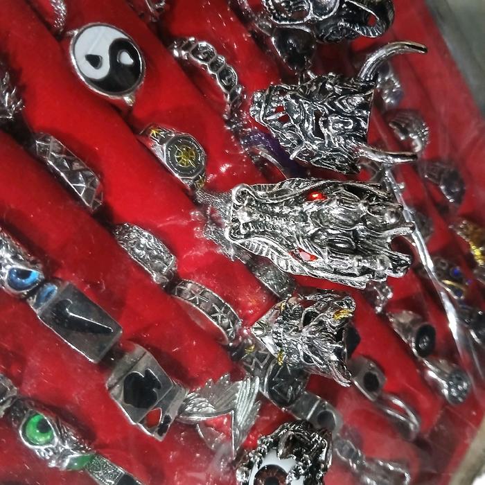 nampan & cincin kecil sedang besar