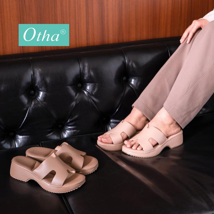 Otha H1309 OWK - Sandal Wedges Wanita Tinggi HAK  -+ 5CM
