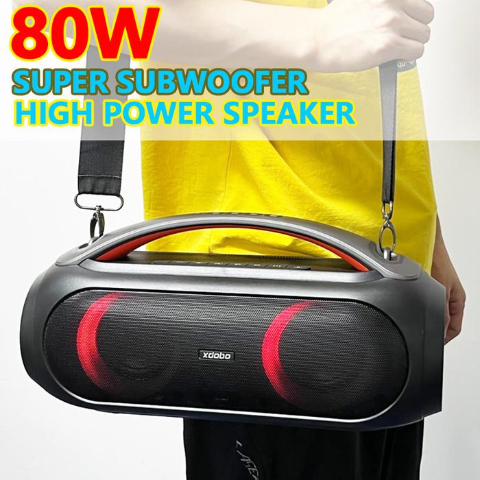 XDOBO 80W Vibe Plus High Power Bluetooth Speaker Portable Waterproof