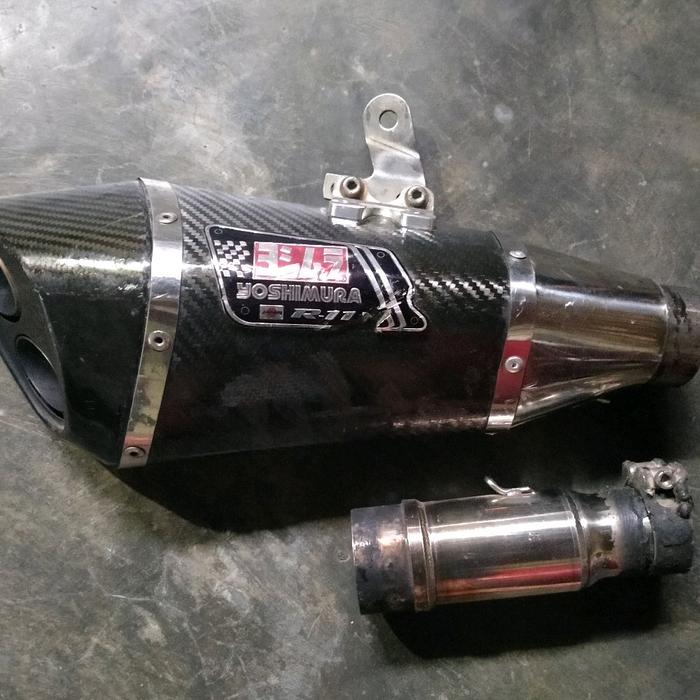 yoshimura r11 dobel hole for ninja 250fi old
