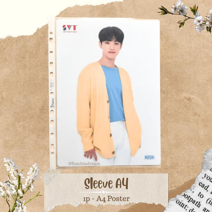 Sleeve Pocket A4 1p/2p/3p/4p/5p/6p/8p/9p/10p/12p/20p for Binder/Collect Book 2/3/4 Ring Plastic Stat