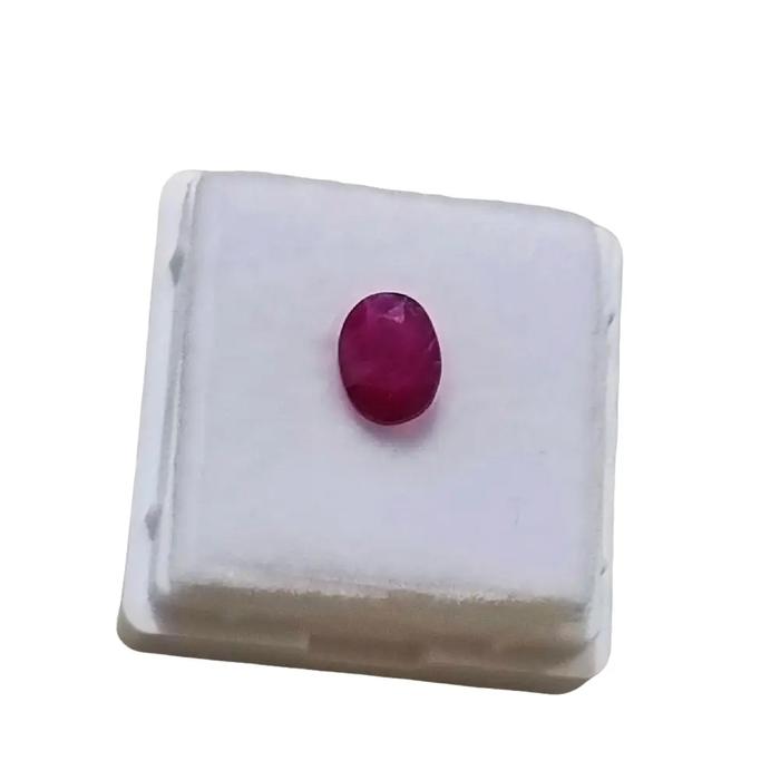 Certified Natural Unheated Ruby 1.17 Carat Oval Mix Cut Genuine No Treatment Loose Gemstone 100% Rub