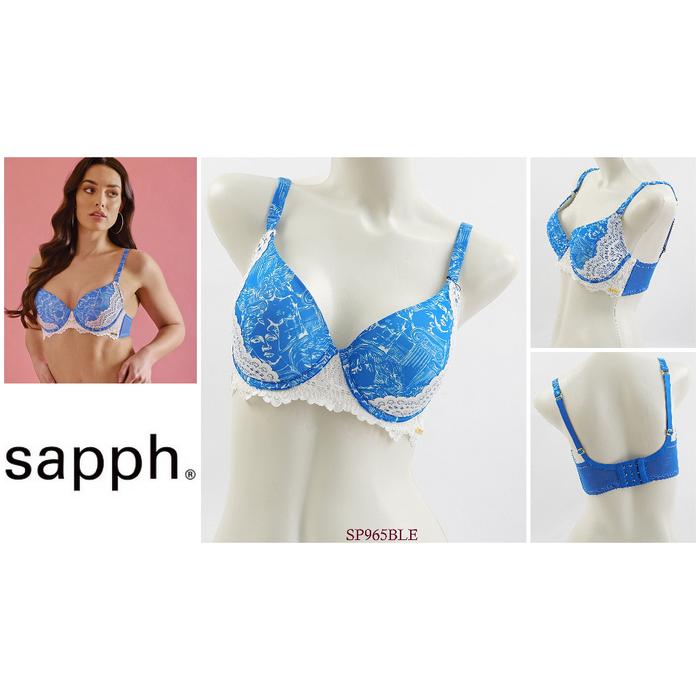 New Bra Wanita Kawat Busa Tipis SAPPH size 32C 34C 34G 38DD Full Cup Mix lace premium Pakaian Dalam