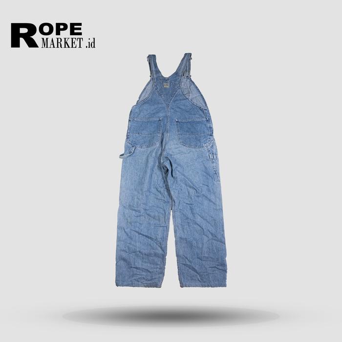 Vintage LEE Denim Overalls In Light Blue Union Made in USA Not Levis Carharrt Dickies Stussy