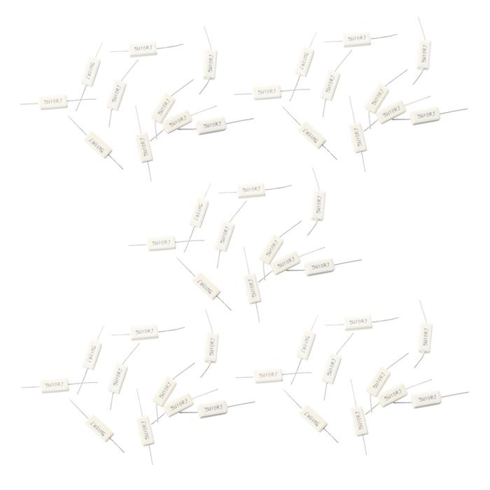 50 PCS Resistor Beban Keramik 5W 10 Ohm