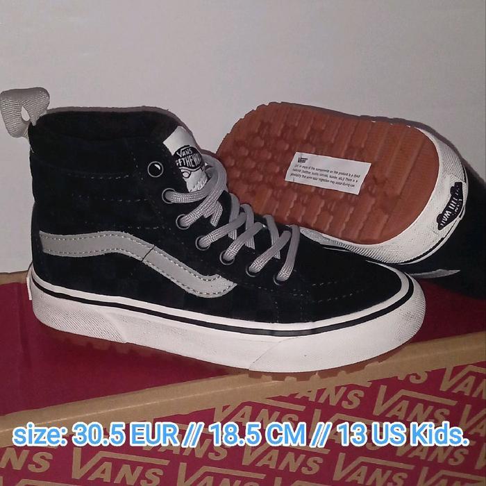 sale Sepatu Vans Kids Sk8-Hi Classic MTE 1 X Primaloft Sample pairs Toddler Balita Old Skool High Bl