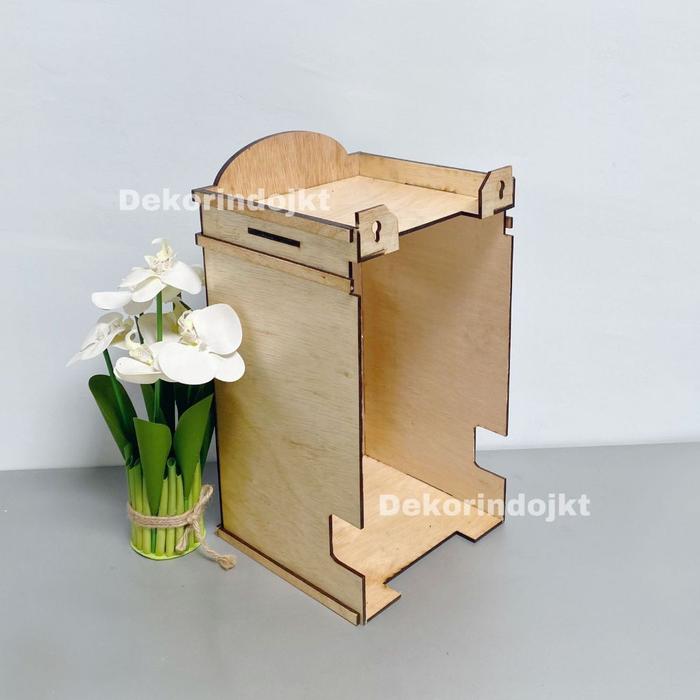 Box Meteran Pascabayar Estetik type Motif Kayu PLN