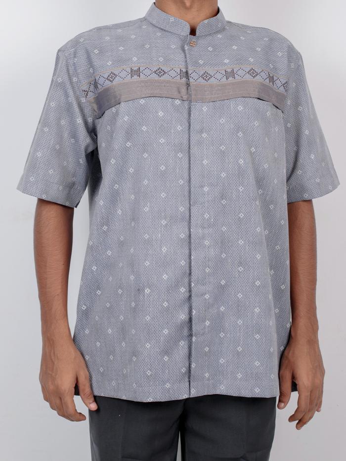 SYED - Baju koko songket kancing jepret 2 tangan pendek