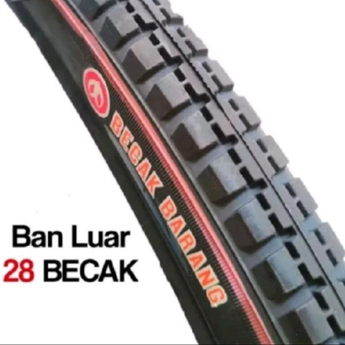 Ban Luar Becak, Gerobak, Sepeda 28x1 1/2 SWALLOW Hitam - Ban Becak - Ban Luar Becak - Ban Luar Gerob
