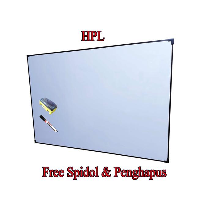 Papan Tulis 60x120cm 80x120cm 90x120cm Whiteboard Magnet dan Non Magnet