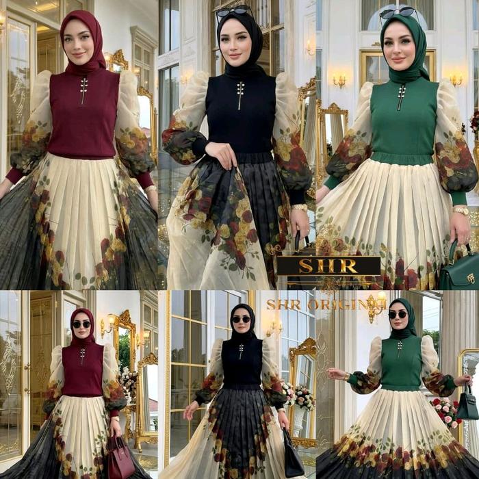 ORI BY SHR!! STELAN ROK ORGANZA!! SIAP KIRIM!! BISA COD!!! CAKEP MEWAHH!!