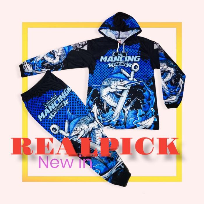 Setelan Baju Mancing Mania/Jersey Mancing Mania