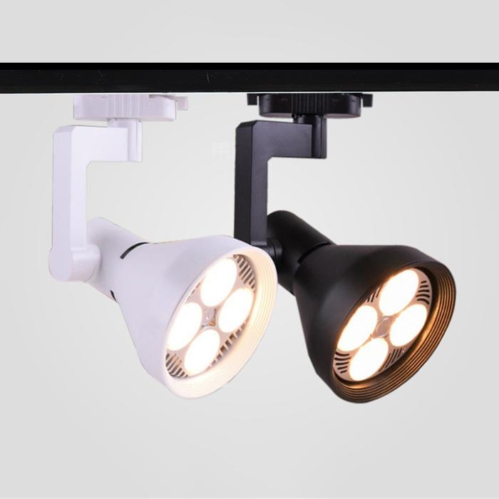 E27 Base PAR30 LED Track Light High Bright COB Track Spotlight