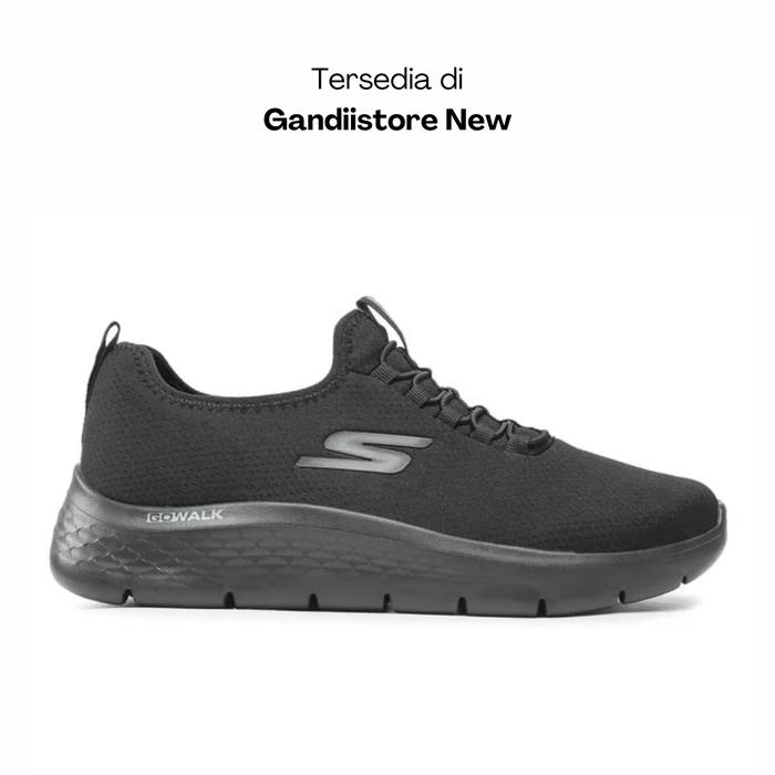 Sepatu Slip On Pria Skechers Go Walk Flex Ultra 216484/BBK Full Black Men