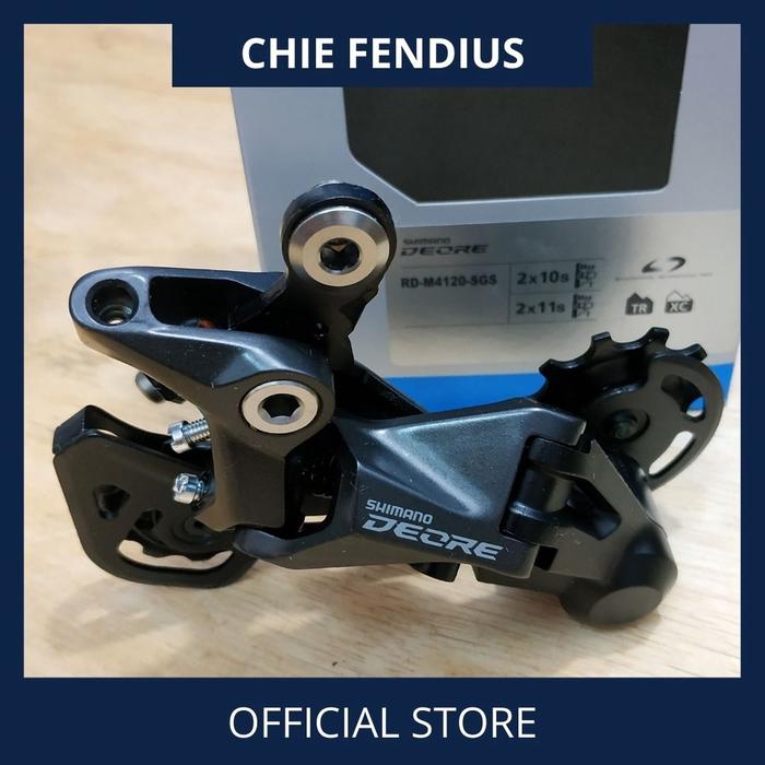 "Jual Produk RD Shimano Rear Derailleur Shimano Deore M4120 SGS 10-11 Speed MTB Gravel ''