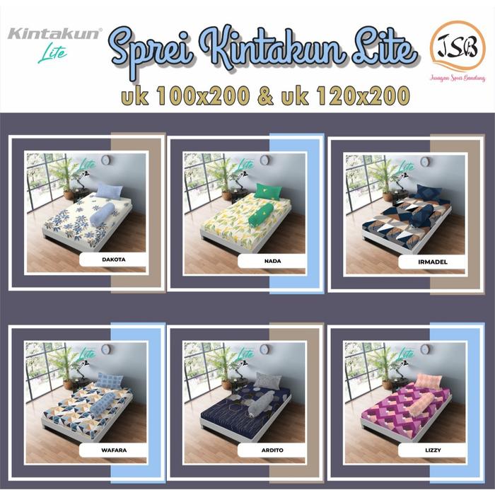 Sprei - Sprei Kintakun Lite Uk 120x200 No 3 Extra Single / 100x200 Single No 4 / Sprei / Sprei Kinta